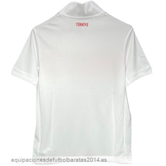 Nuevo Tailandia 1ª Camiseta Turquia 2024 Blanco Baratas